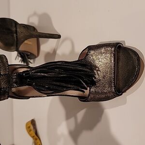 Louise et Cie bronze/silver metallic glittery heels size 8M